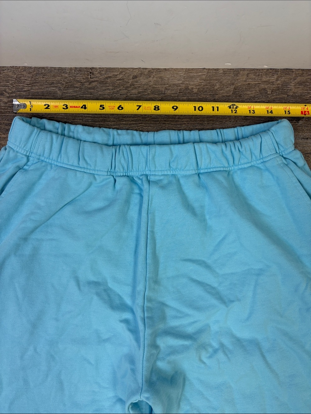 Year of Ours YOS x FFF Sky Blue Oversized Cotton Jogger Sweatpants M/L Lounge - Picture 10 of 13